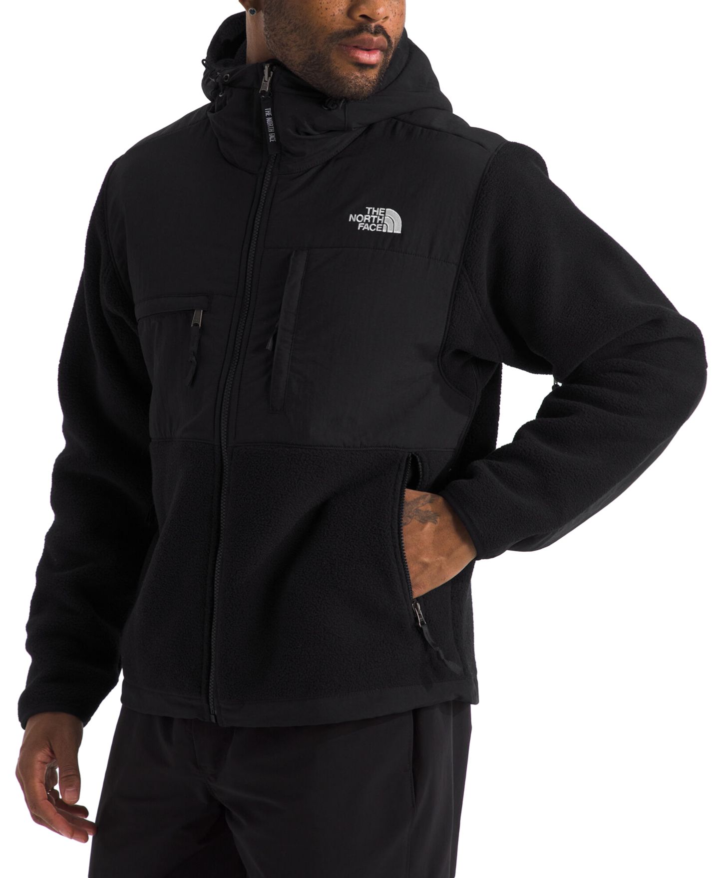 Мужское худи The North Face Retro Denali, цвет: Чёрный — фото 3