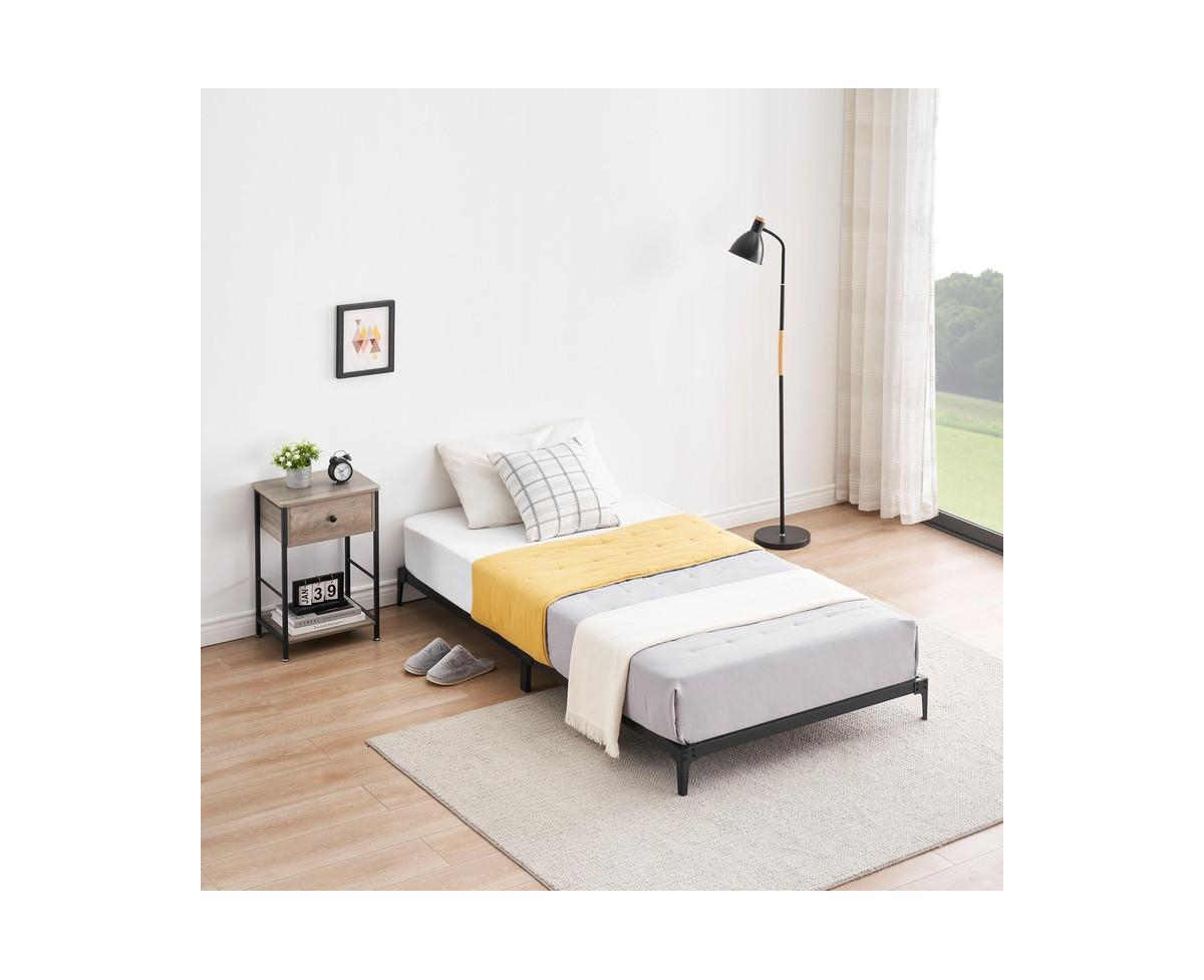 gaomon Bed Frame Heavy Duty Metal Mattress Foundation Platform Sturdy Steel Slat No Box Spring Needed, Easy Assembly