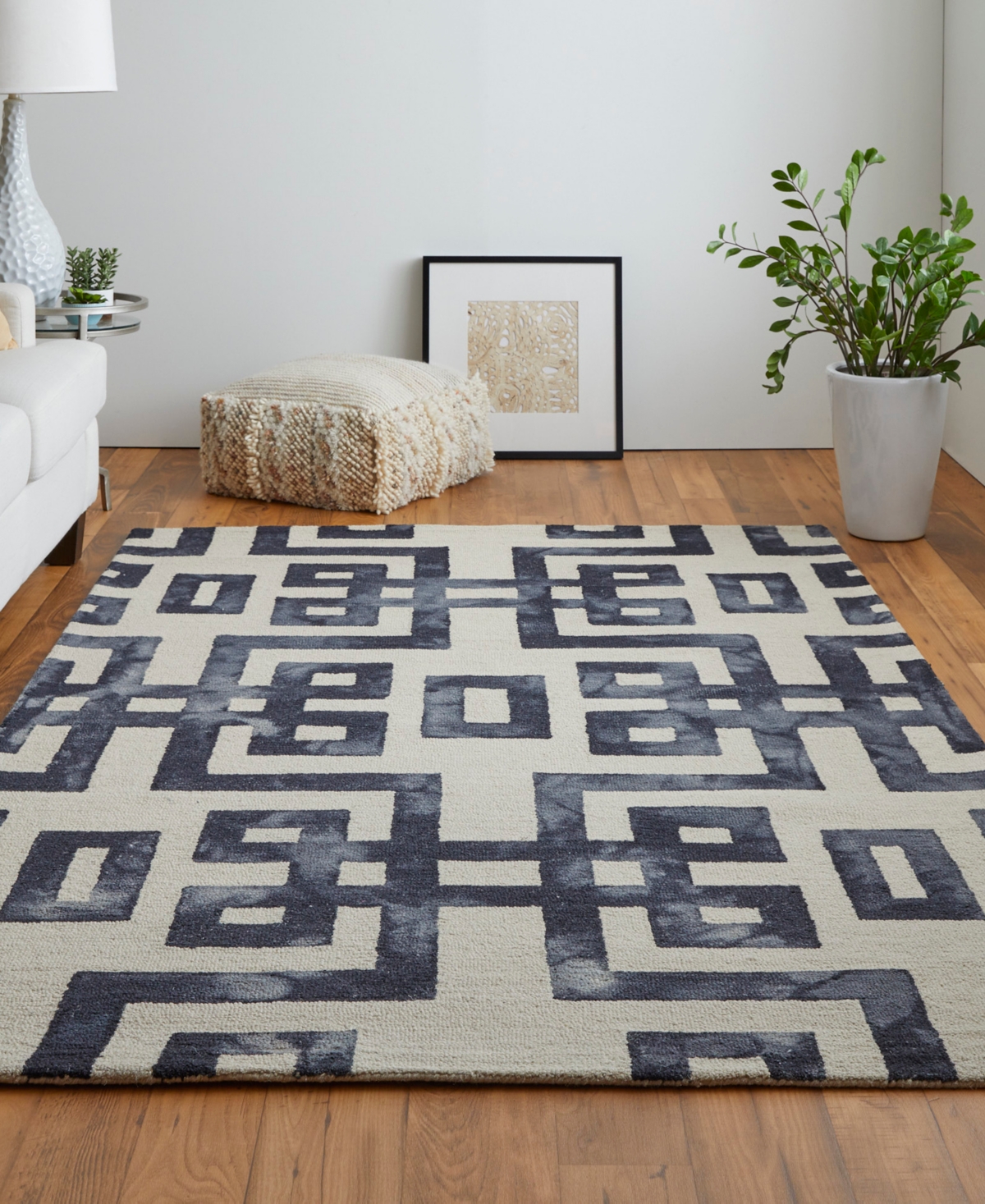 Shop Feizy Lorrain 8568f 5'x8' Area Rug In Ivory