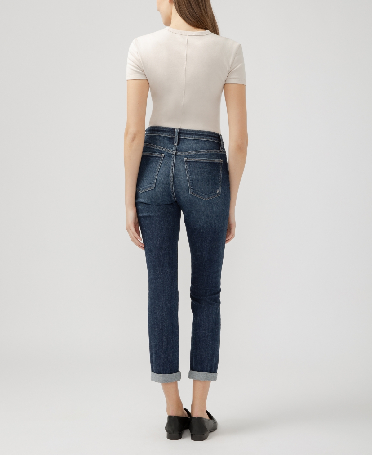 Silver Jeans Co. Women's Beau High Rise Slim Leg Luxe Stretch Jeans