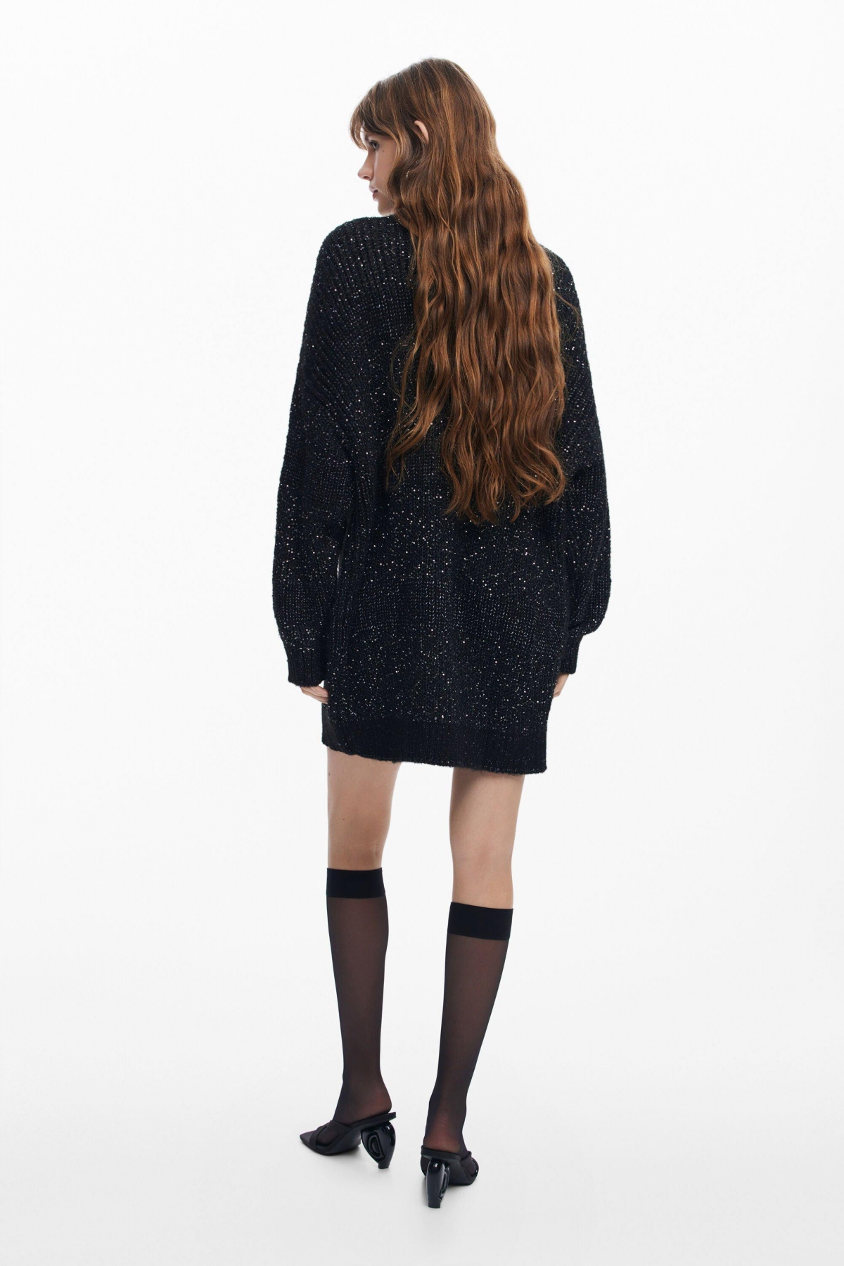 Desigual Women's V-neck knit jacket