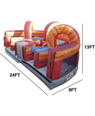 Shadow Obstacle Course Bounce House Inflatable for Kids and Adults with Blower, Commercial Grade, Pop Ups, Outdoor Indoor, Rental Quality - (Piece 4)