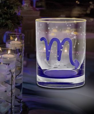 Scorpio Zodiac Double Old-Fashioned Glass, Set of 2