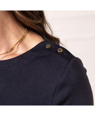 Women's Long Sleeve French Skater Dress