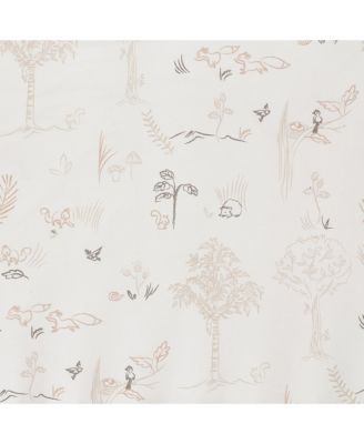 Treetop Fox Woodland Breathable Cotton Fitted Crib/Toddler Sheet