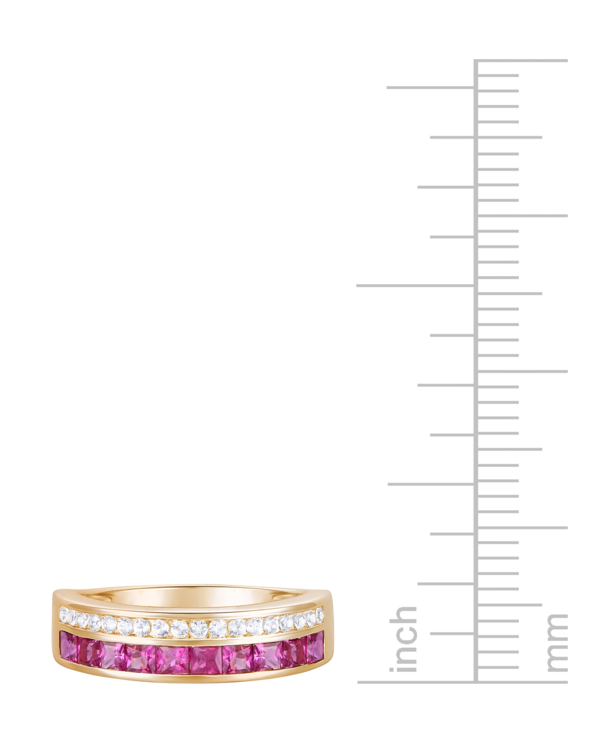 Macy's Ruby (1-1/5 Ct. T.w.) & Diamond (1/5 Ct. T.w.) Ring In 14k Yellow Gold In Ruby
