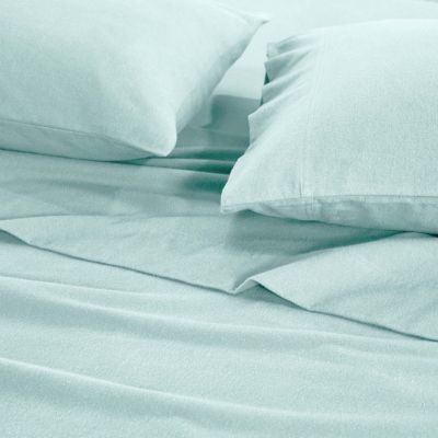 Paisley or Solid Flannel Cotton Deep Pocket Sheet Set