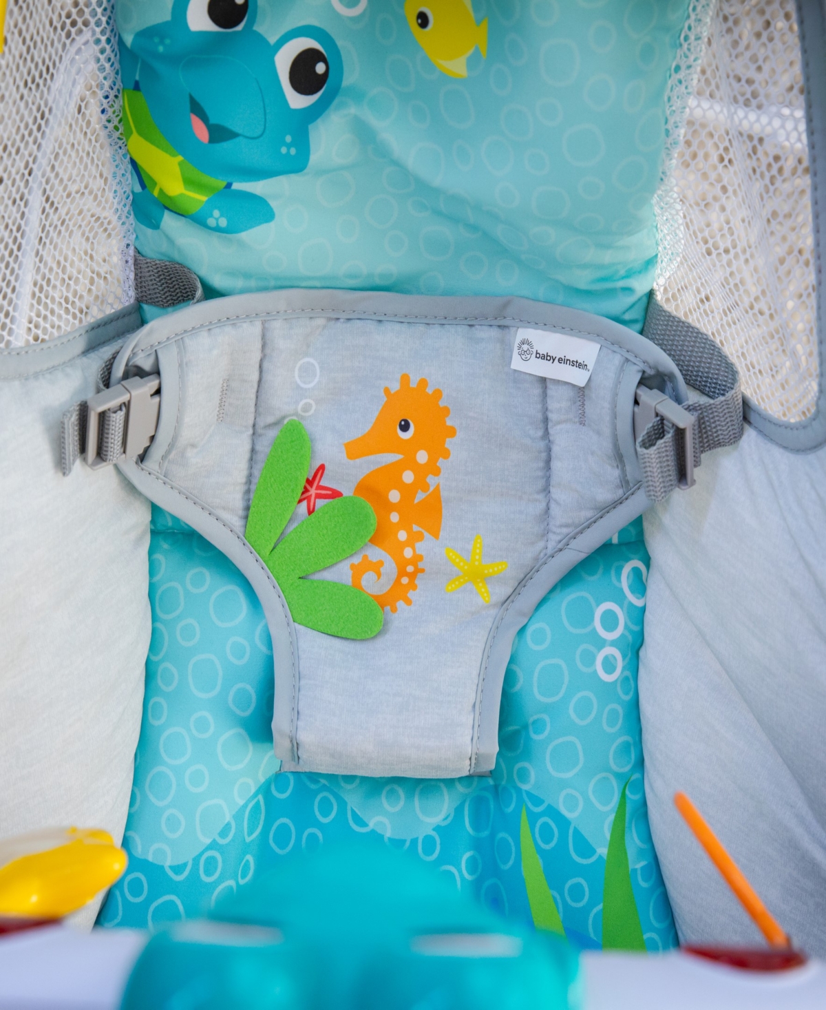Baby Einstein Baby Kick To It Neptune Musical Bouncer In Multi