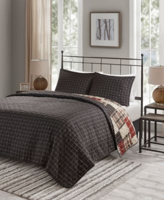 Timber Reversible 3-Pc. Quilt Set, Full/Queen