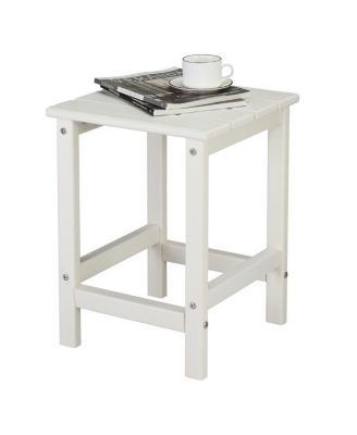 Single Layer Square HDPE Side Table