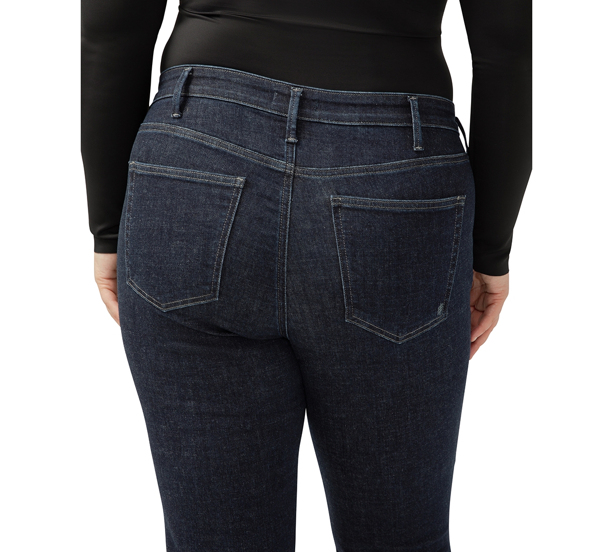 SILVER JEANS CO. PLUS SIZE ISBISTER HIGH-RISE STRAIGHT-LEG JEANS 
