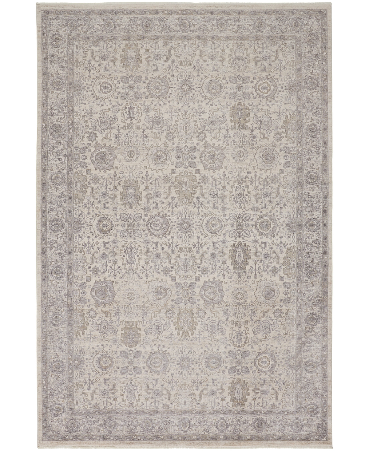 Feizy Marquette 3776f 7'10''x9'10'' Area Rug In Gray