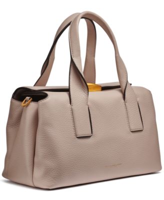 Amagansett Soft-Rolled Leather Satchel with Sculpted Magnet Closure