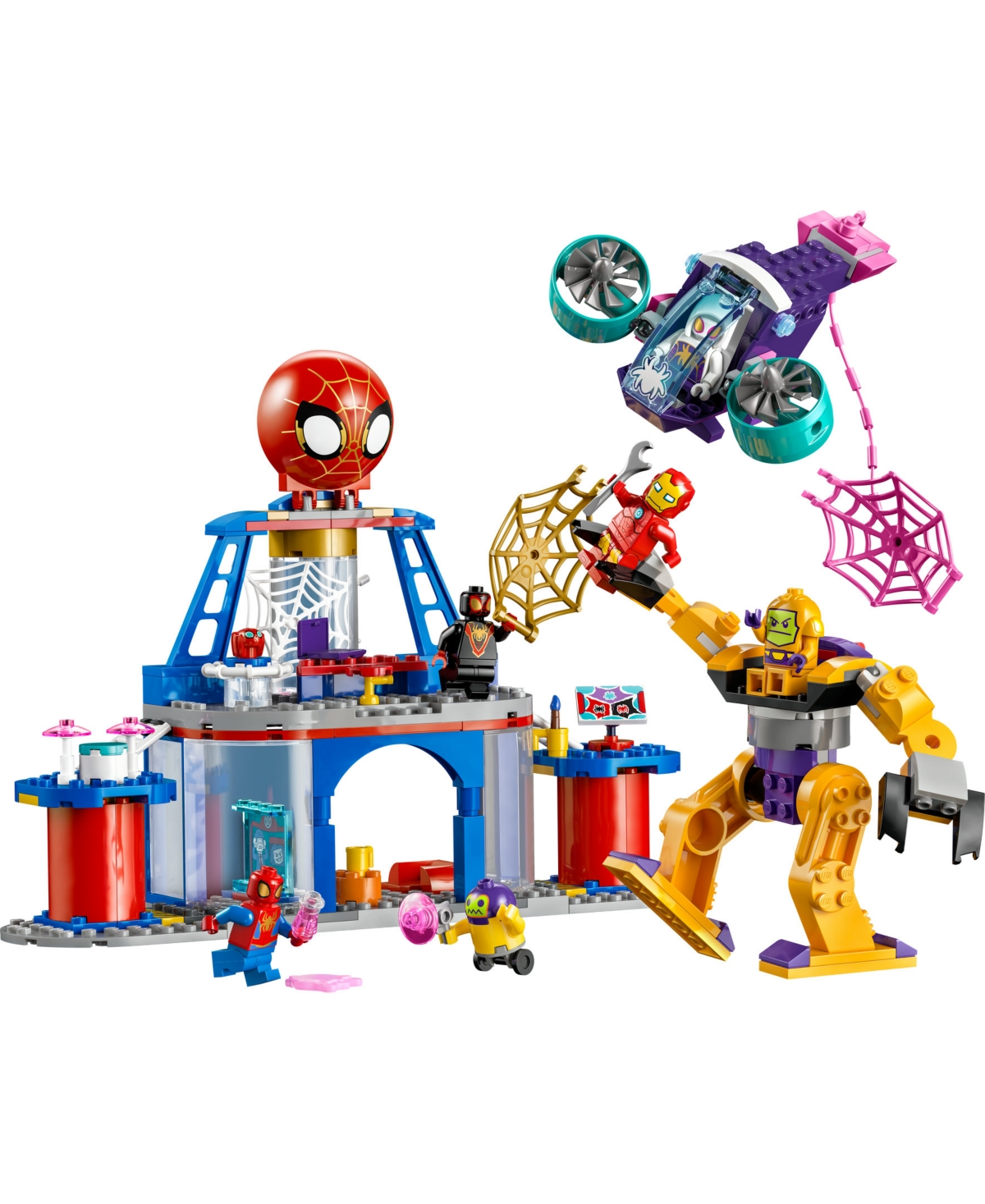 Lego 4+ Team Spidey Web Spinner Headquarters 10794 In Multi Color