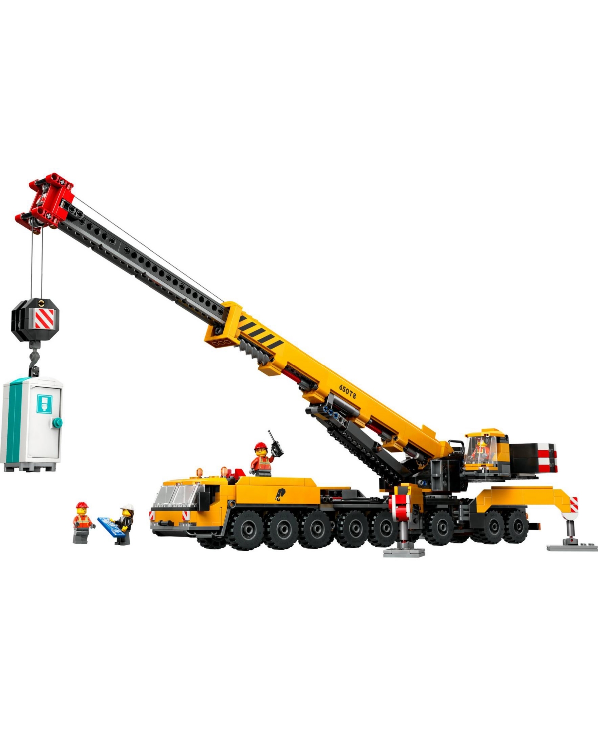 Lego City Yellow Mobile Construction Crane Toy Set 60409 In Multi Color