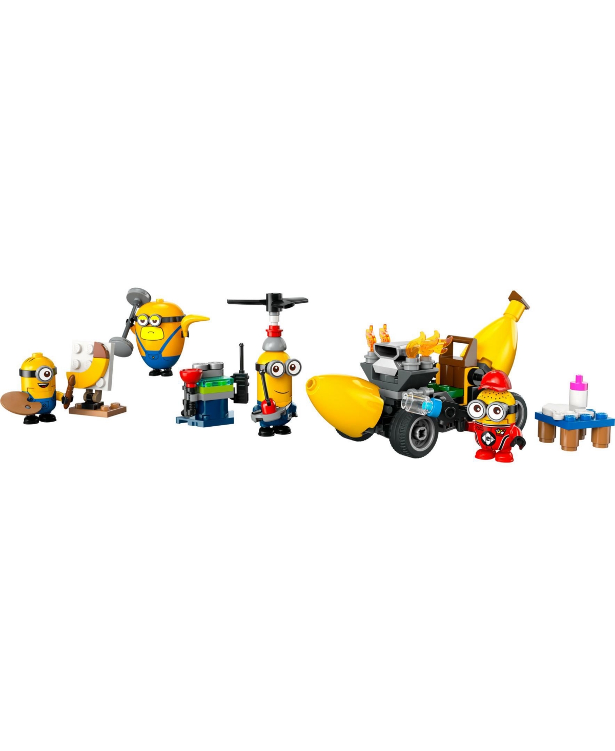 Lego Despicable Me 4 Minions And Banana Car Toy 75580 In Multi Color