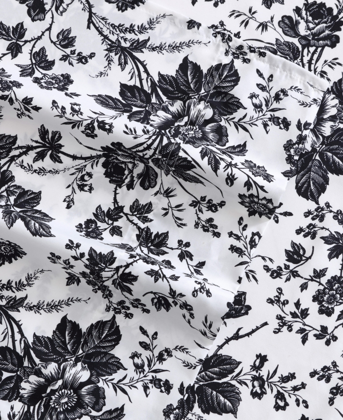 Shop Betsey Johnson Printed Microfiber 3 Piece Sheet Set, Twin Xl In Black Toile