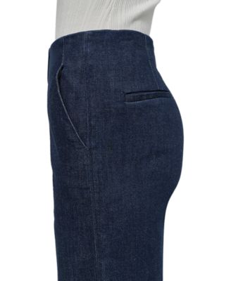 Petite High-Rise Wide-Leg Trouser