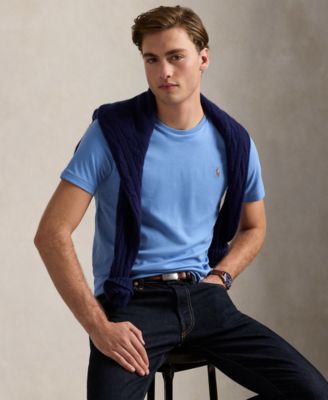 Men's Custom Slim-Fit Soft Cotton T-Shirt