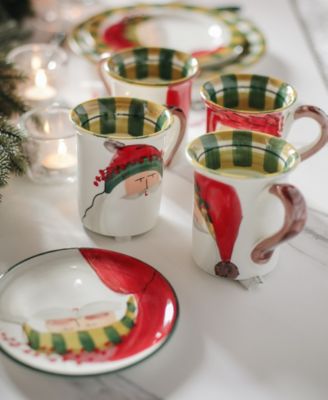 Old St. Nick Assorted Mugs, Set of 4