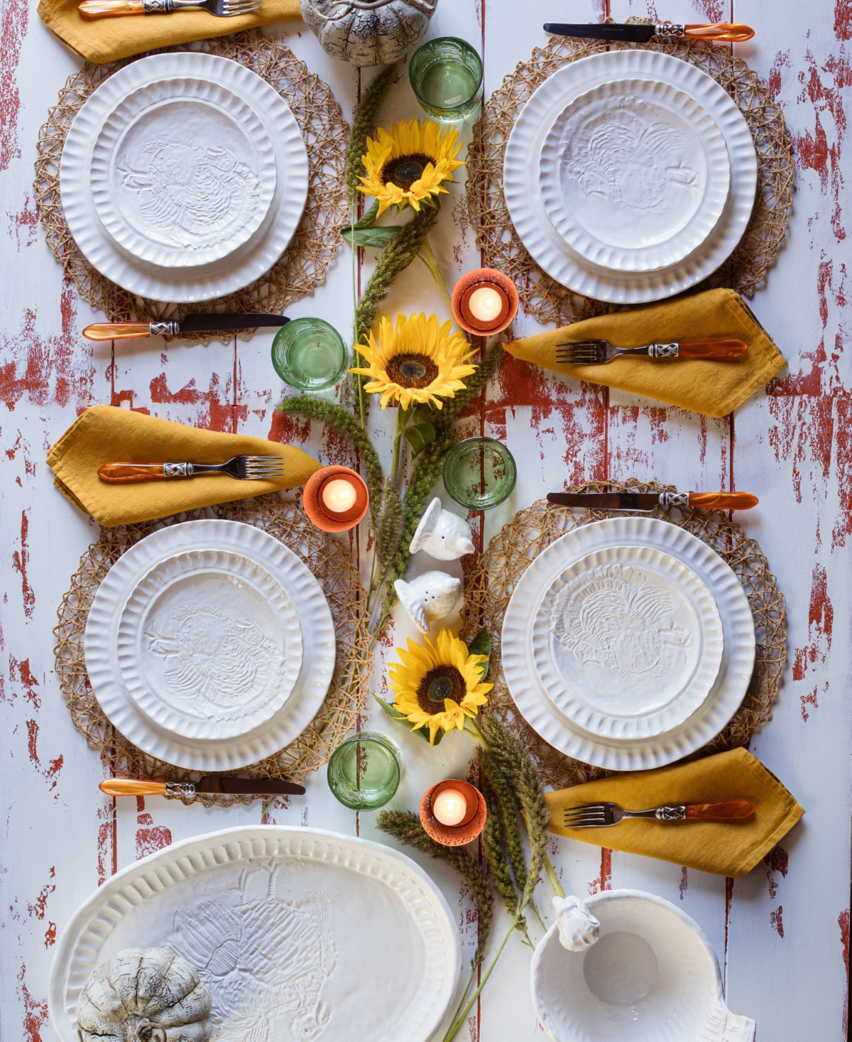 Vietri Pietra Tacchino Large Oval Platter In White