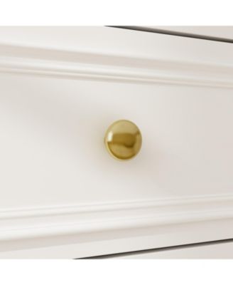  White Wooden 63 in. W 12-Drawer Chest of Drawers Modern European Style Storage Dresser