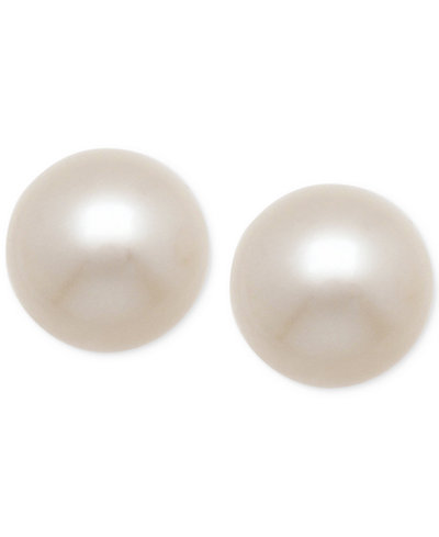 Honora Style Freshwater Cultured Pearl Earrings (8mm) in 14K Gold