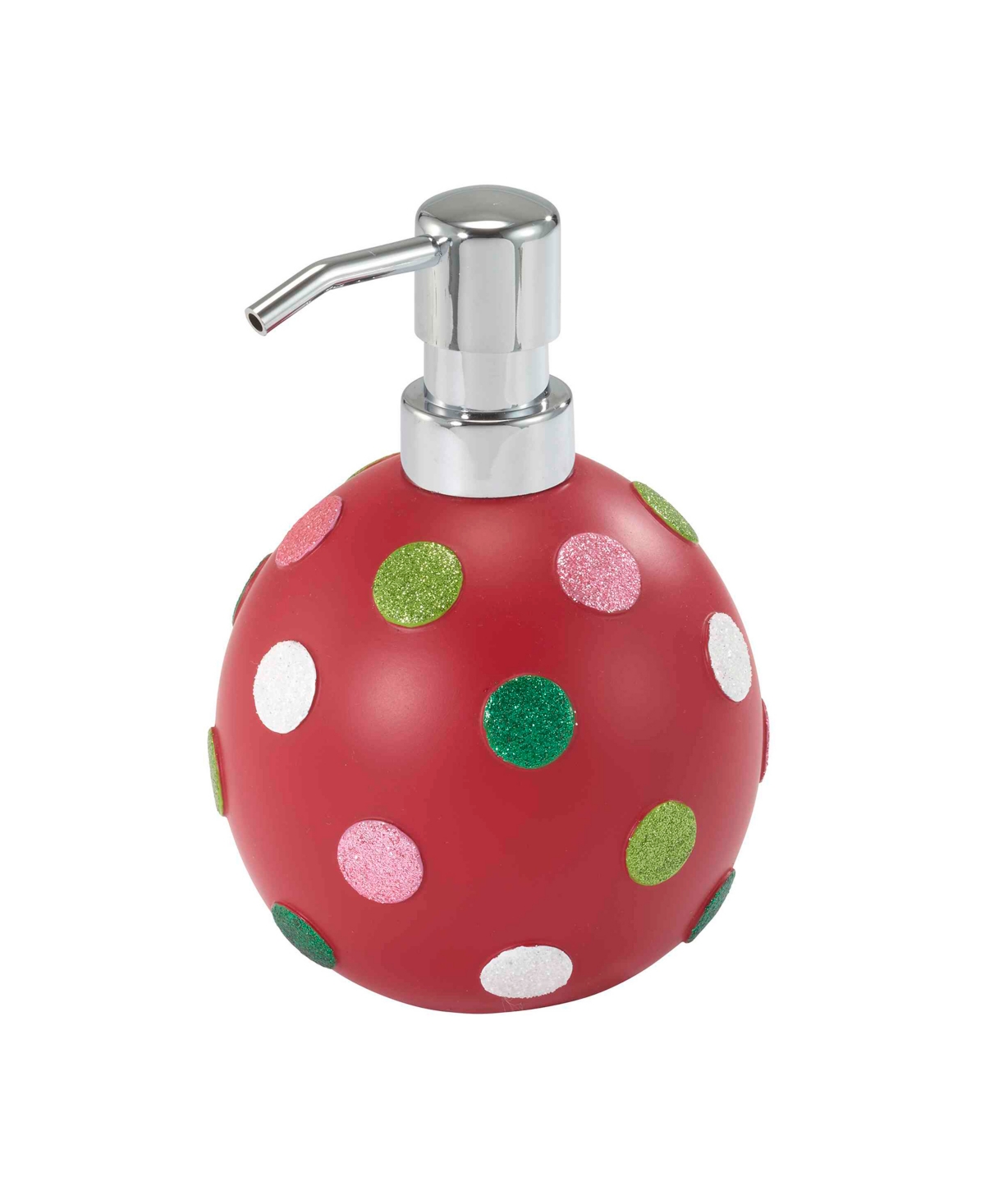 Nicole Miller Merry Dot Lotion Dispenser In Red
