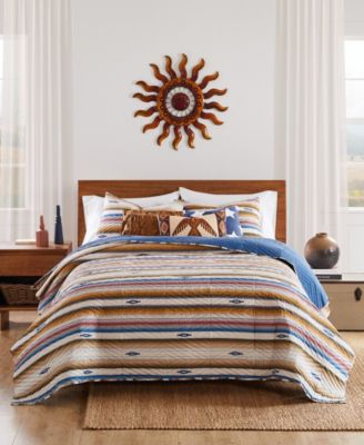 Painted Desert Reversible 3 Piece Quilt Set, King