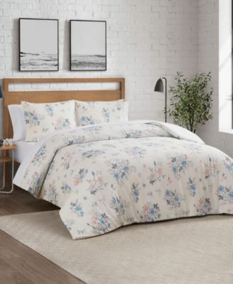 Clarie Floral 3-Pc. Comforter Set, King