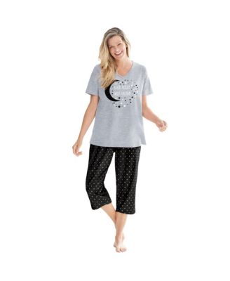 Women's Dreams and Co. 2-Piece Capri PJ Set