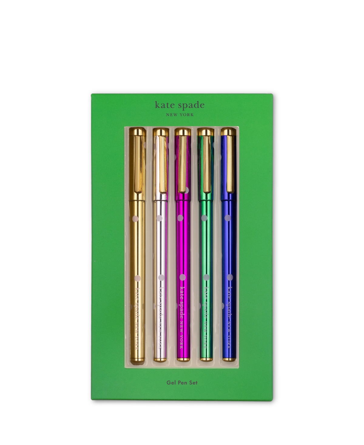 Kate Spade New York Pen Set, Metallic Dots In Metallic Dots