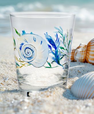 Coastal Shores Double Old-Fashioned Glasses, Set of 4