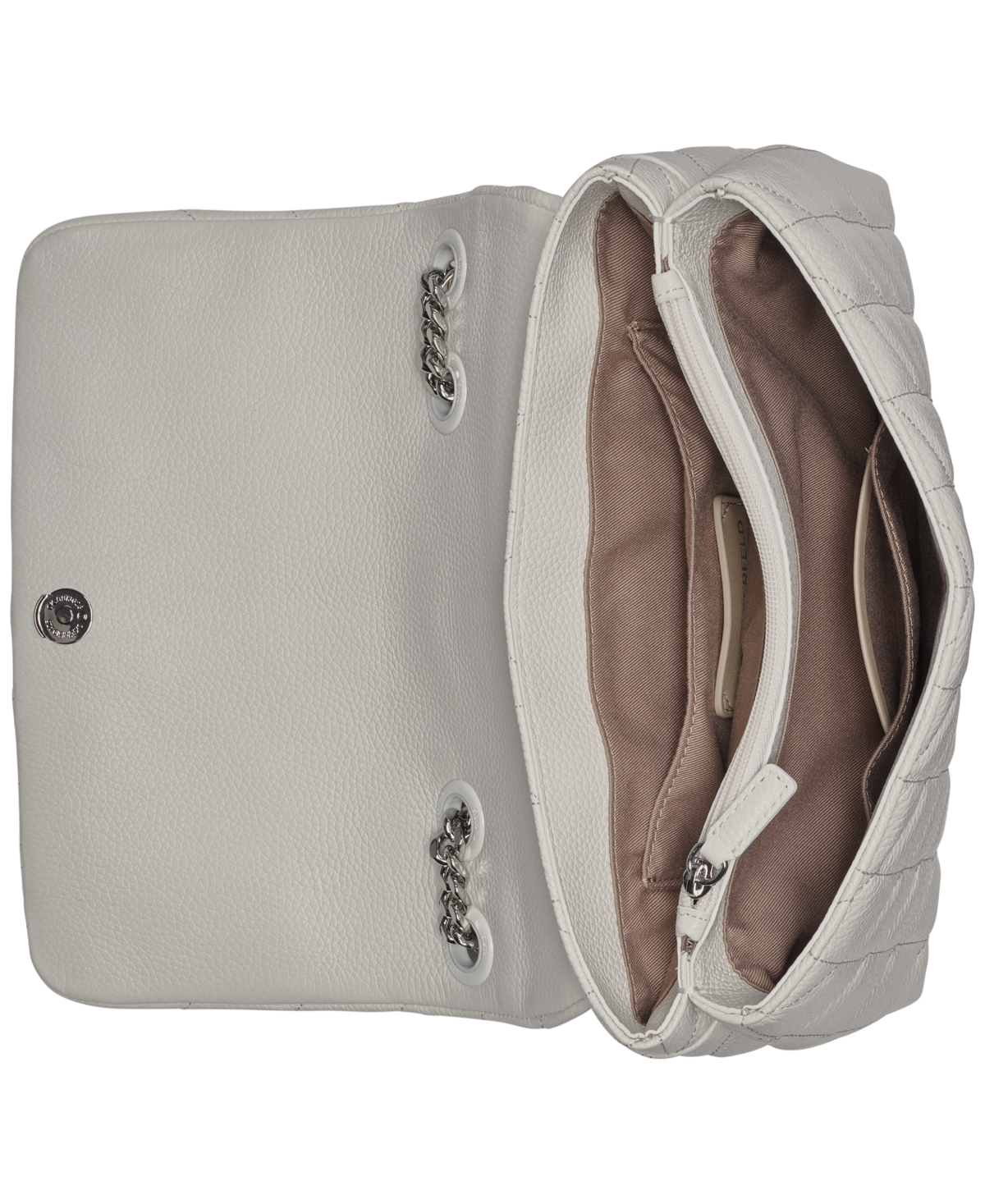 Karl Lagerfeld Paris Lafayette Medium Quilted Leather Shoulder Bag