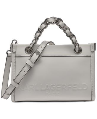 KARL LAGERFELD ウエストポーチ Woven crossbody bag with logo detail brand Karl Lagerfeld