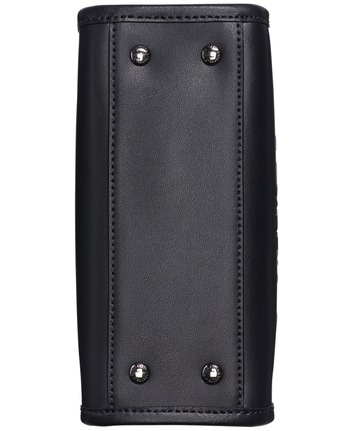 Karl Lagerfeld Savoie Small Leather Crossbody In Black