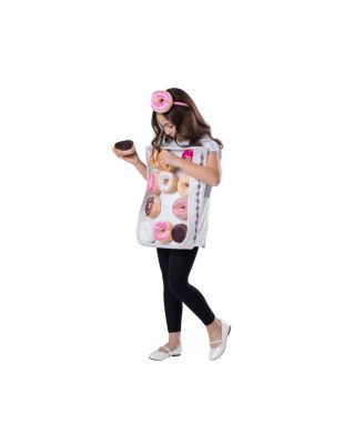Kids Doughnut Box Tunic & Headband Costume Set