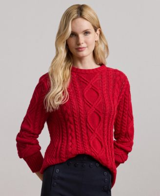 Polo Ralph Lauren popular Crew-Neck Aran Size SP