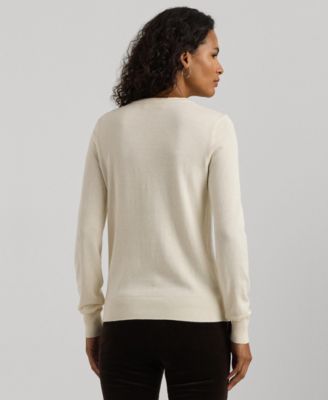 Petite Cotton-Blend Sweater