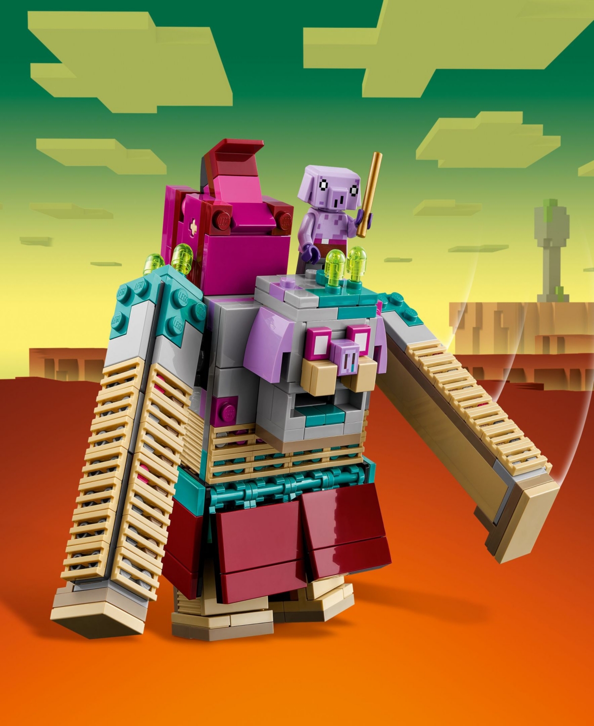 Lego Minecraft Legends The Devourer Showdown Adventure Set 21257, 420 Pieces In Multicolor