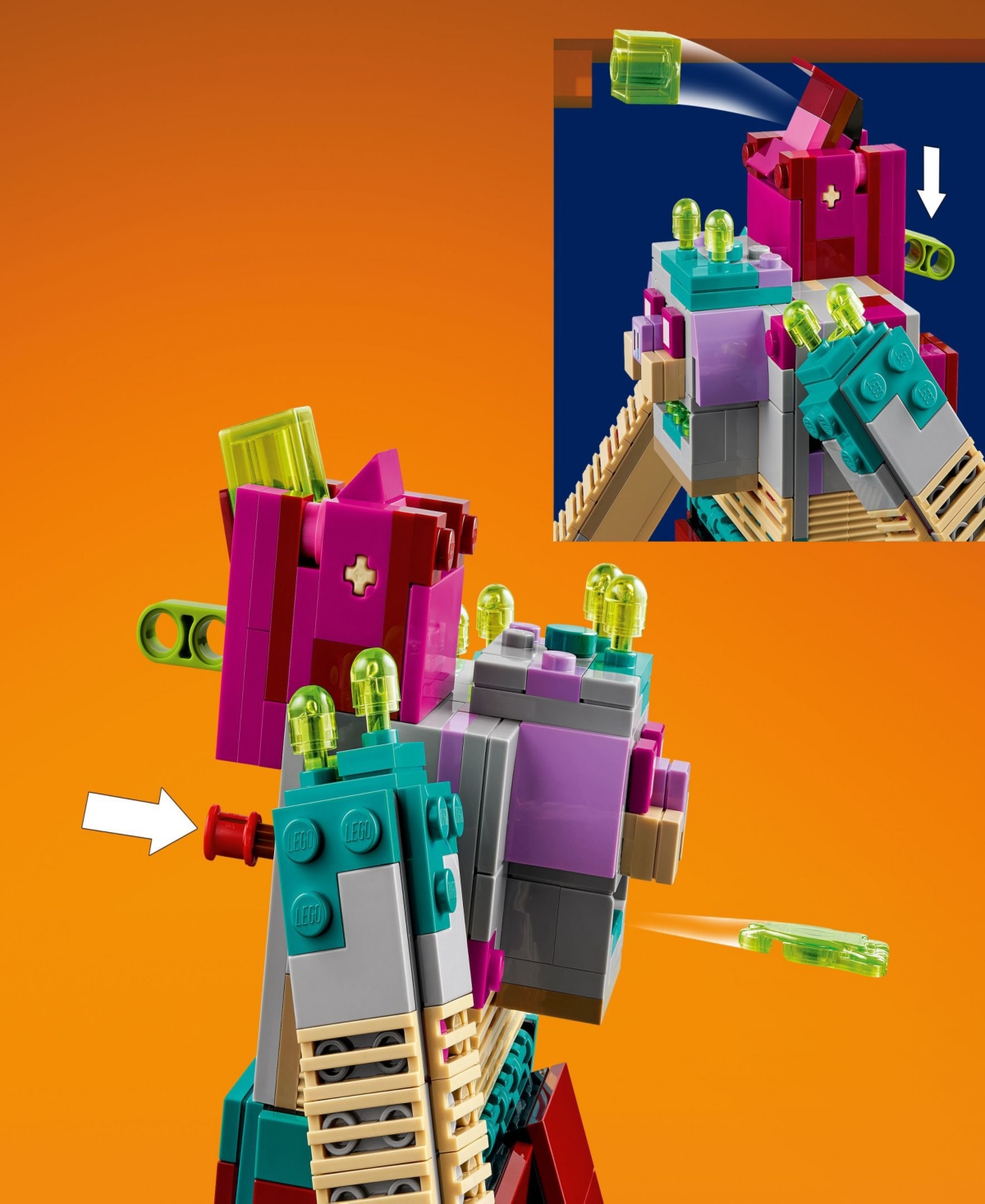 Lego Minecraft Legends The Devourer Showdown Adventure Set 21257, 420 Pieces In Multicolor