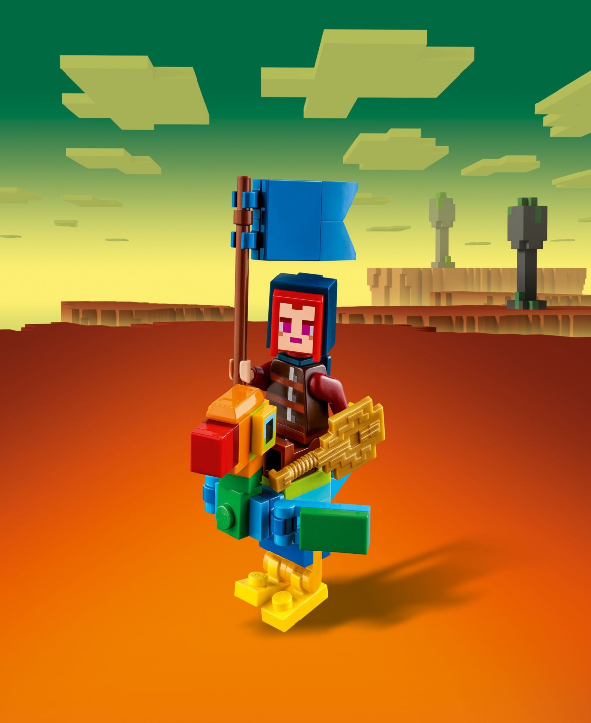 Lego Minecraft Legends The Devourer Showdown Adventure Set 21257, 420 Pieces In Multicolor