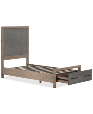 Portmore Twin Panel Storage Bed (with soft close drawers), Created for Macy's