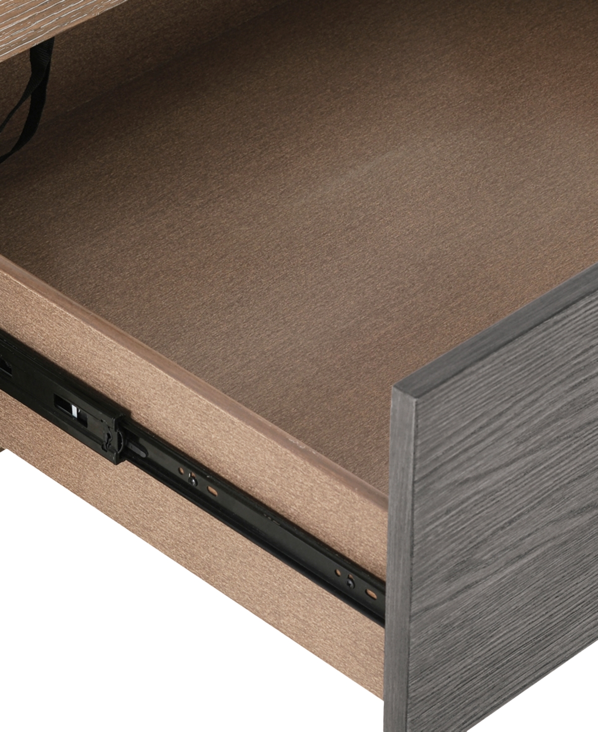 Macy's Portmore King Upholstered Storage Bed (with Soft Close Drawers), Created For  In No Color