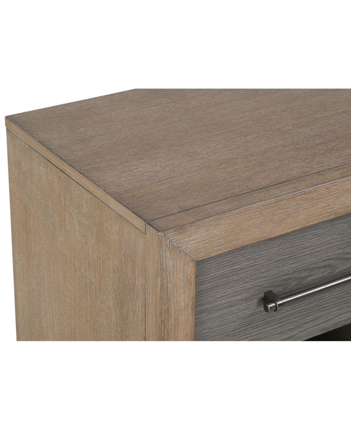 Macy's Portmore 1-drawer Nightstand (with Soft Close Drawers), Created For  In Brown