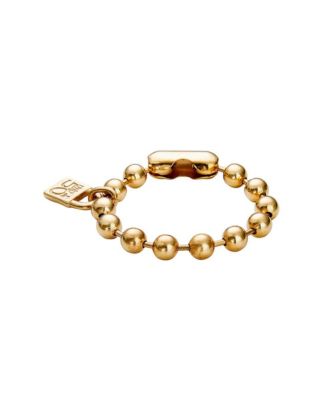 Sterling Silver and 18k Gold Padlock Charm Bracelet