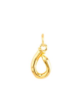 Little Alphabetical Metal Alloy Pendant Charms