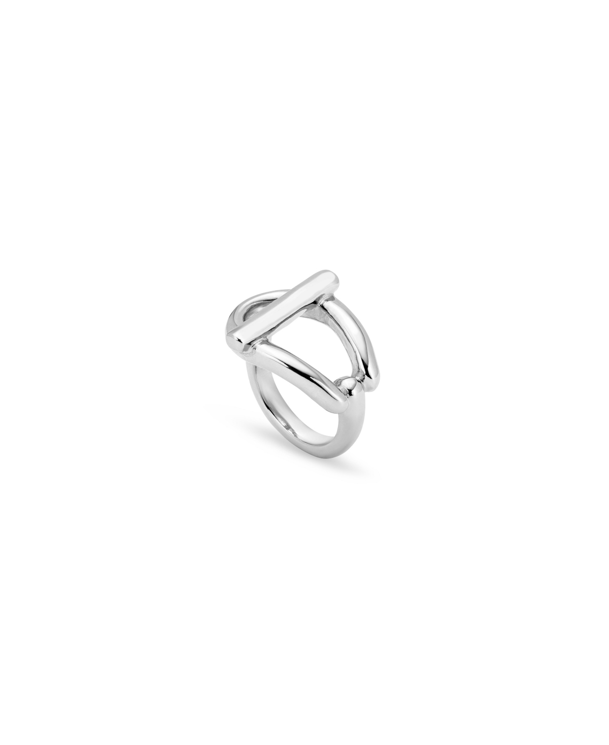 UNOde50 Link Design Metal Alloy Ring - Gold