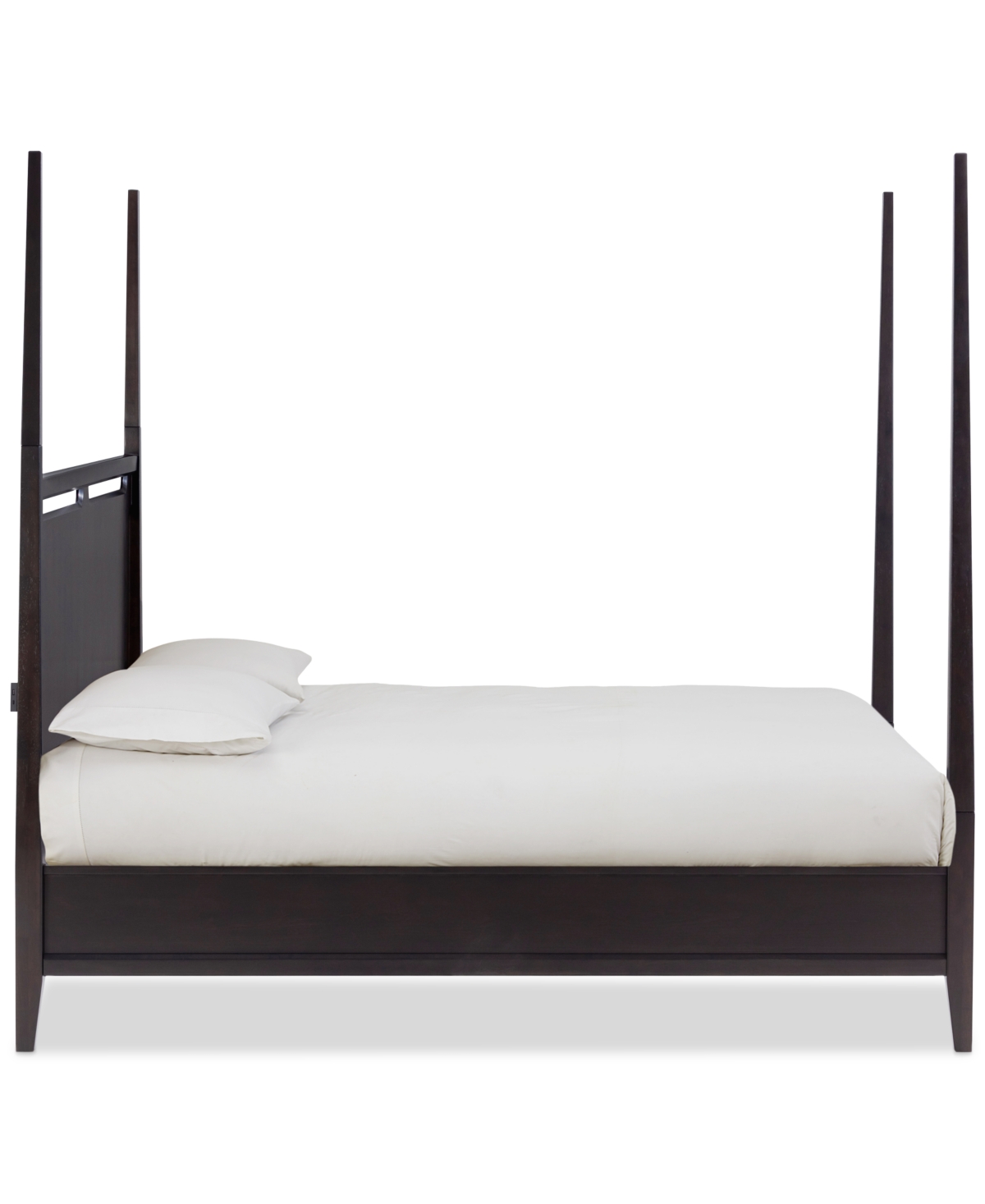 Macy's Addelyn California King Poster Bed In Brown