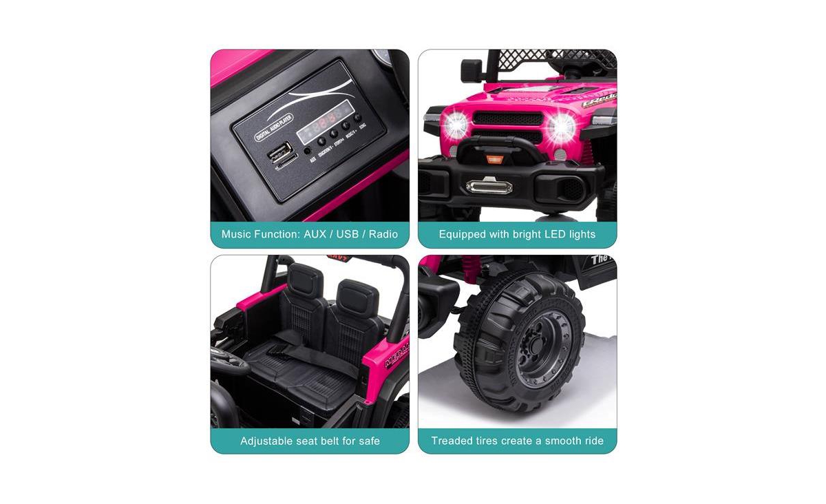 Slickblue Bbh-016 Dual Drive 12V Electric Off-Road Vehicle with 2.4G Remote Control